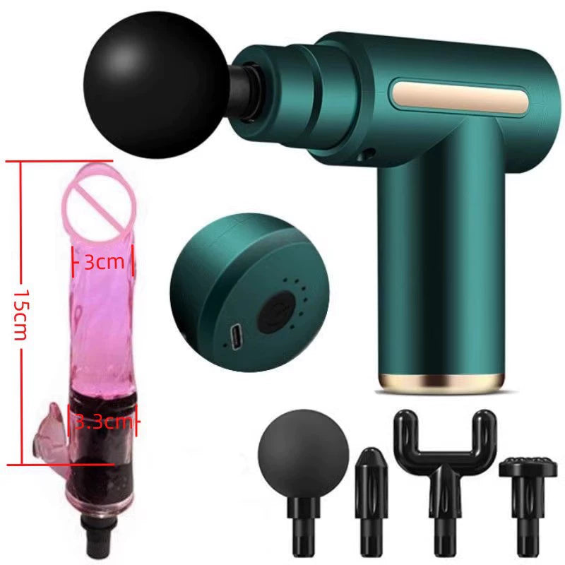 Massage Gun Dildo Vibrator Body Sex Toy