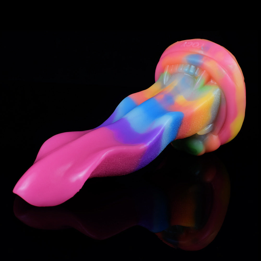 Tongue Dildo Glow in the Dark Fantasy Adult Toy