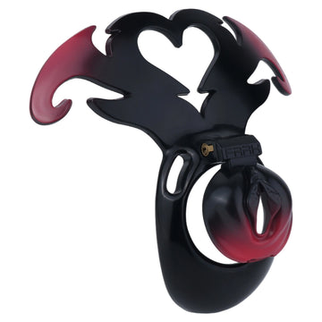 Demon Heart Adjustable Male Chastity Cage