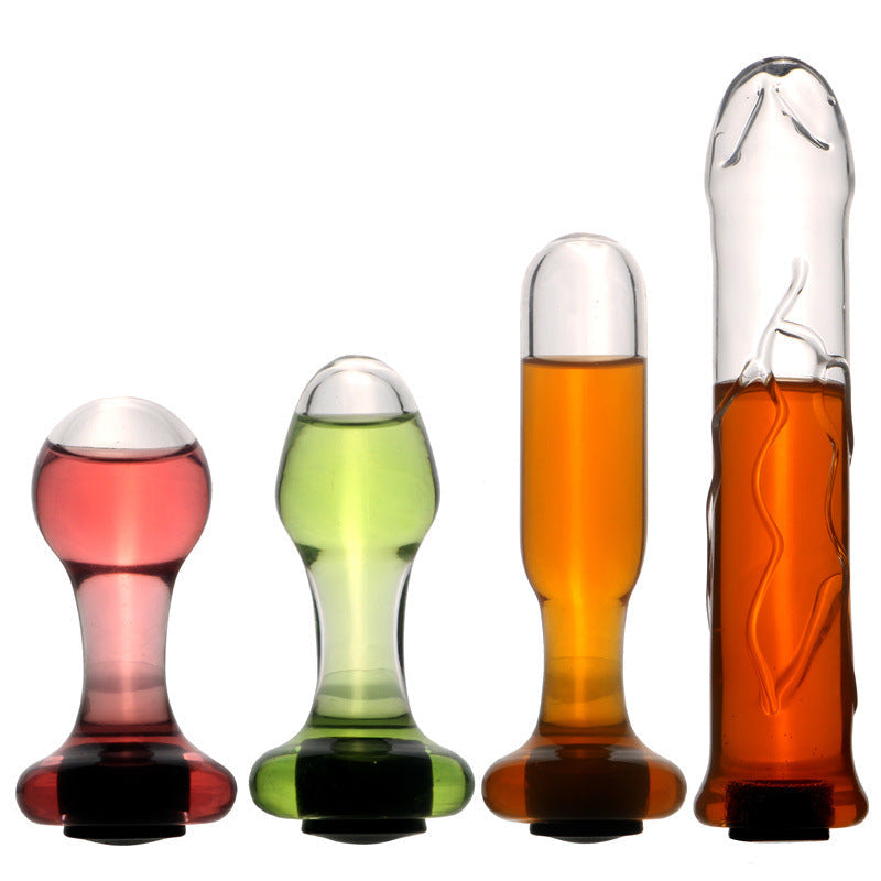 Hollow Small Glass Dildo For Anal