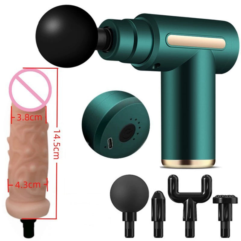 Massage Gun Dildo Vibrator Body Sex Toy