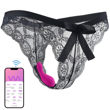 APP Controlled Clitoral Vibrating Panties Set