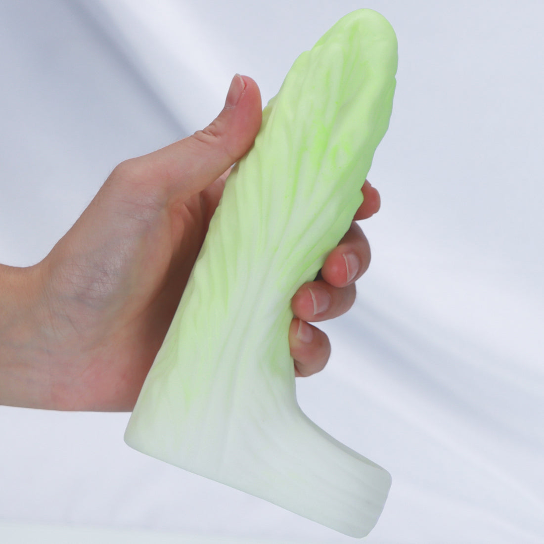 Cabbage Soft Silicone Hollow Cock Sleeve