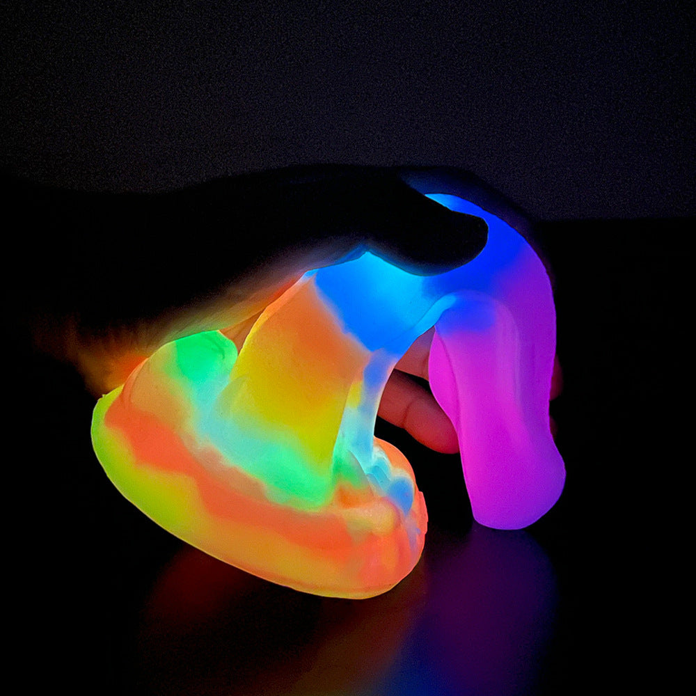 Tongue Dildo Glow in the Dark Fantasy Adult Toy