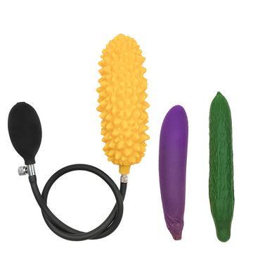 Durian Inflatable Anal Plug Pump Large Fruit Dildo