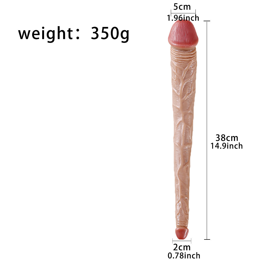 15 Inch Extra Long Realistic Double Dildo