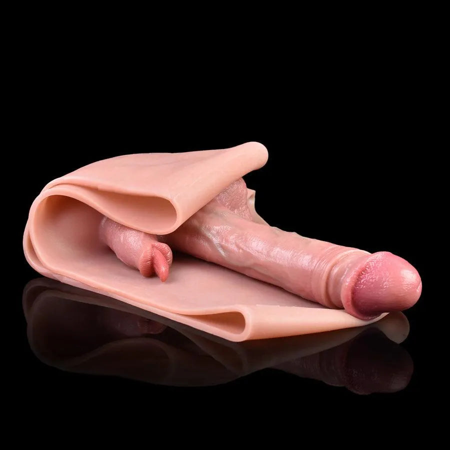 Rabbit Wearable Hollow Dildo