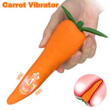 Charger l&#39;image dans la galerie, Carrot Dildo G spot Vibrator Discreet Sex Toy