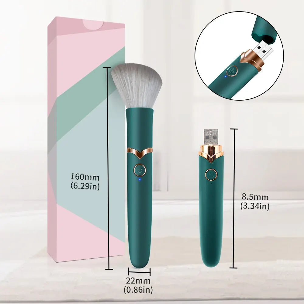 Discreet Sex Toy Makeup Brush Small Vibrator