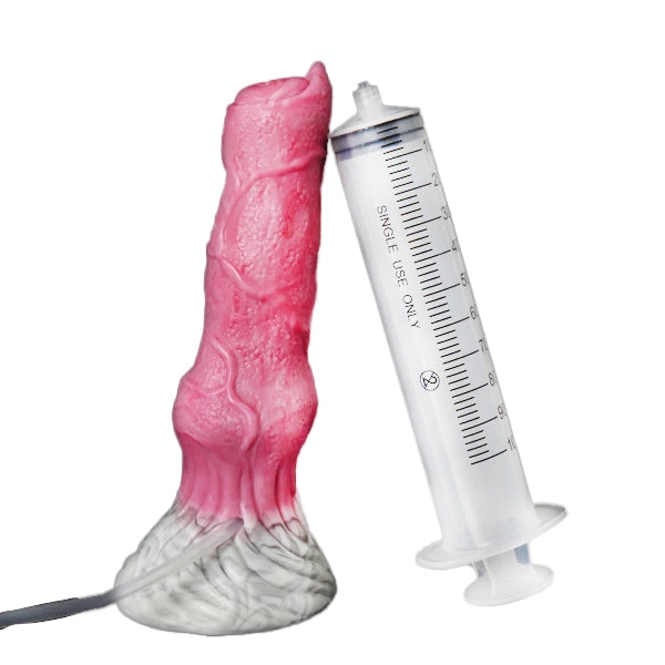 7 Inch Pink Simulation Dog Squirting Dildo