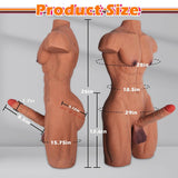 Charger l&#39;image dans la galerie, 8.5 inch Peni Strong Male Sex Torso Dildo