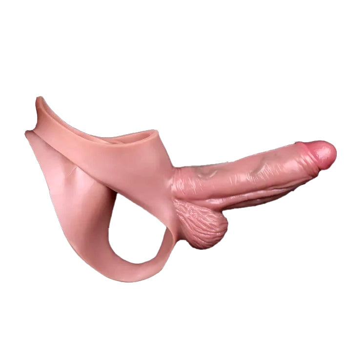 Dicker hohles Gurt an Dildo männlich