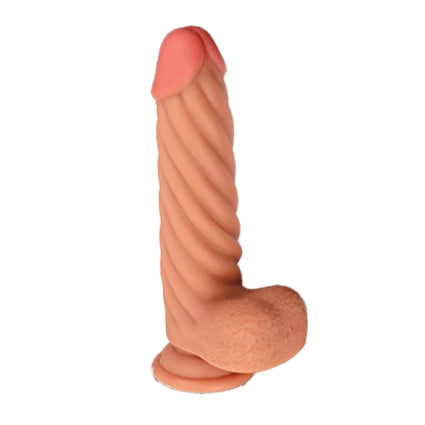 Gewindedildo 7.67 Silikonlesbe