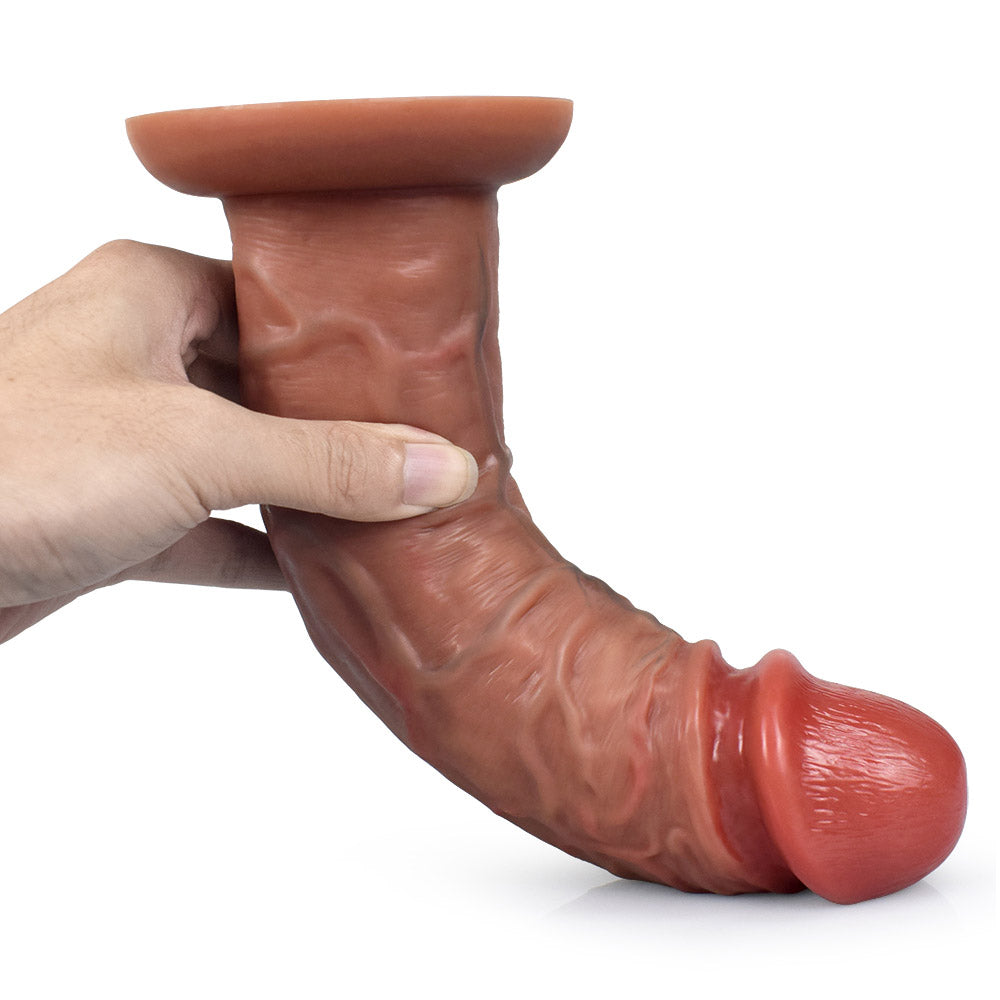 Suction Cup Anal Dildo 10 Inch Realistic