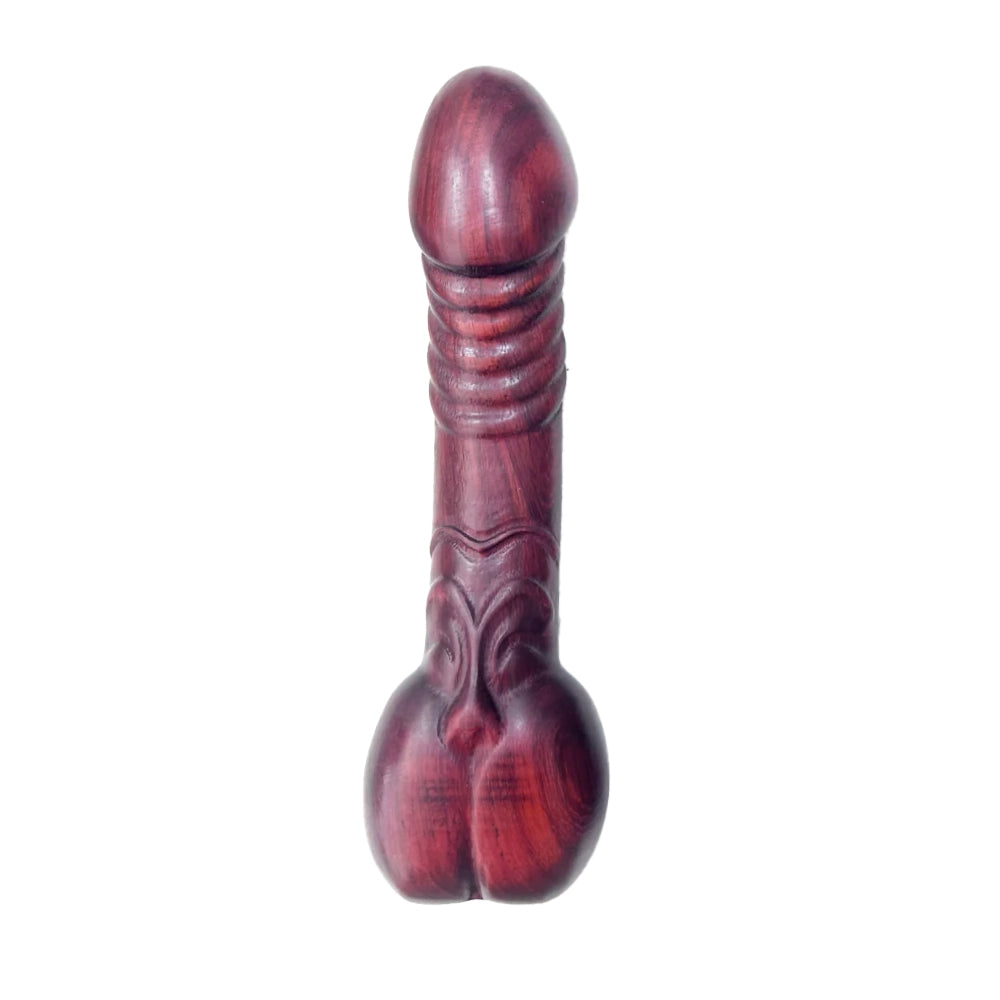 Wooden Dildo G Spot Massage Adult Sex Toy