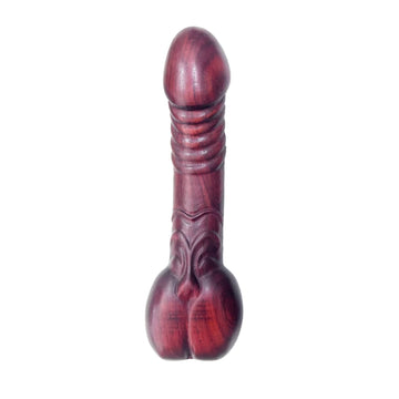 Wooden Dildo G Spot Massage Adult Sex Toy