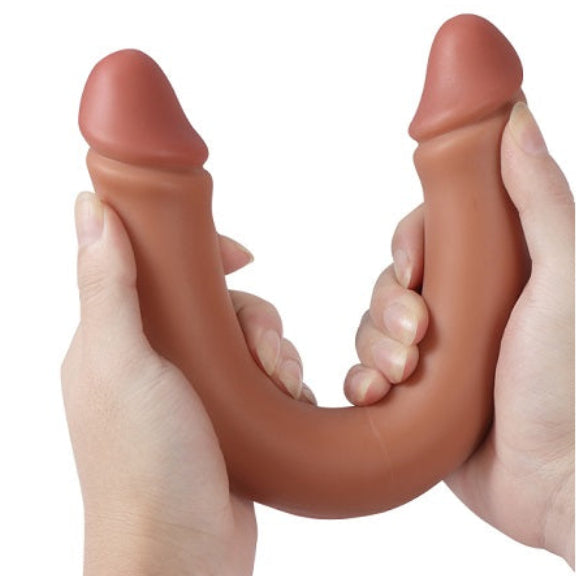 13 inch Smooth Realistic Ass Double Ended Dildo