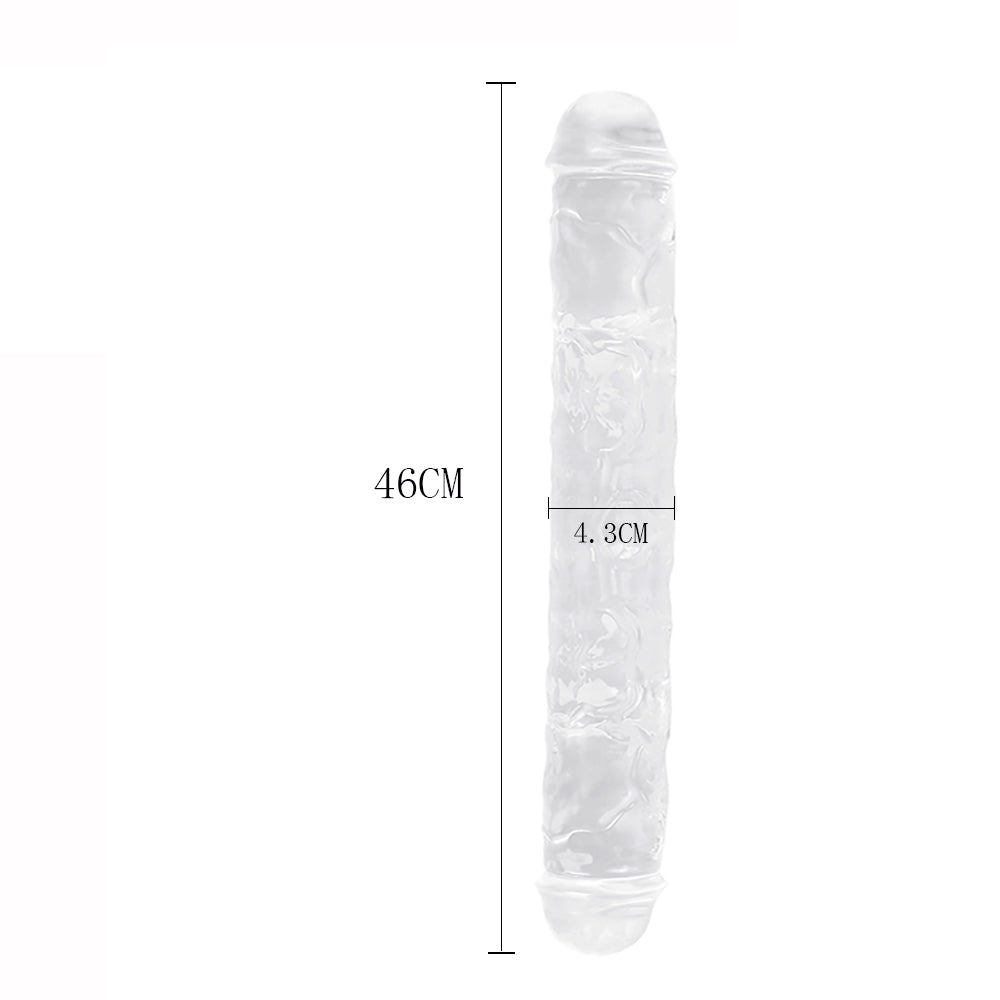 18 Inch Jelly Double Long Thick Dildo