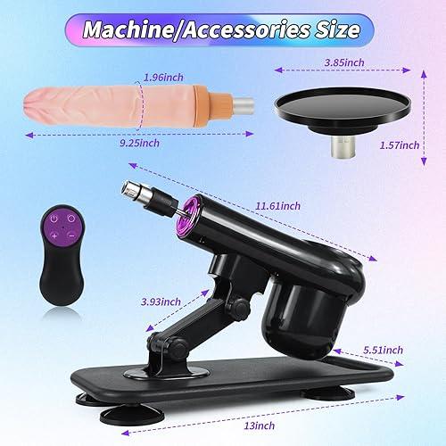 Remote Control Sex Machine Dildo Suction Cup Attachment