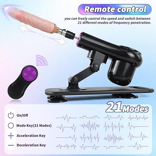 Remote Control Sex Machine Dildo Suction Cup Attachment