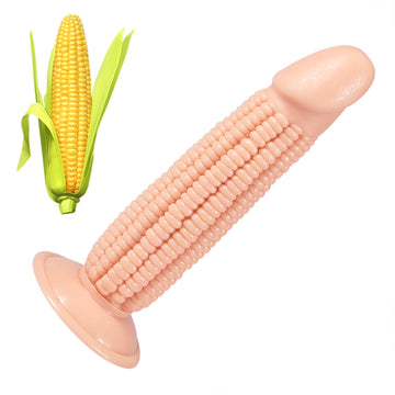 7.87 inch Skin Realistic Corn Anal Dildo