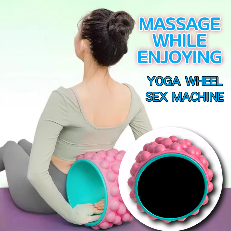 Yoga Wheel Massage Dildo Sex Machine