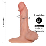 Charger l&#39;image dans la galerie, Dual Layered Liquid Silicone Realistic Dildo