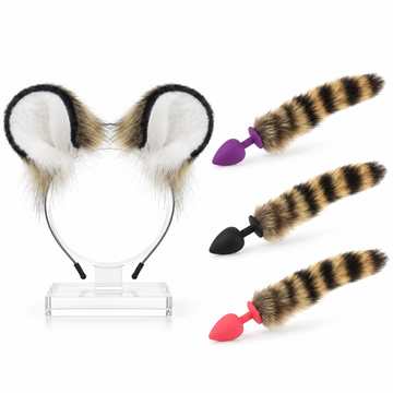 Rat Tail Butt Plug Silicone Small Animal