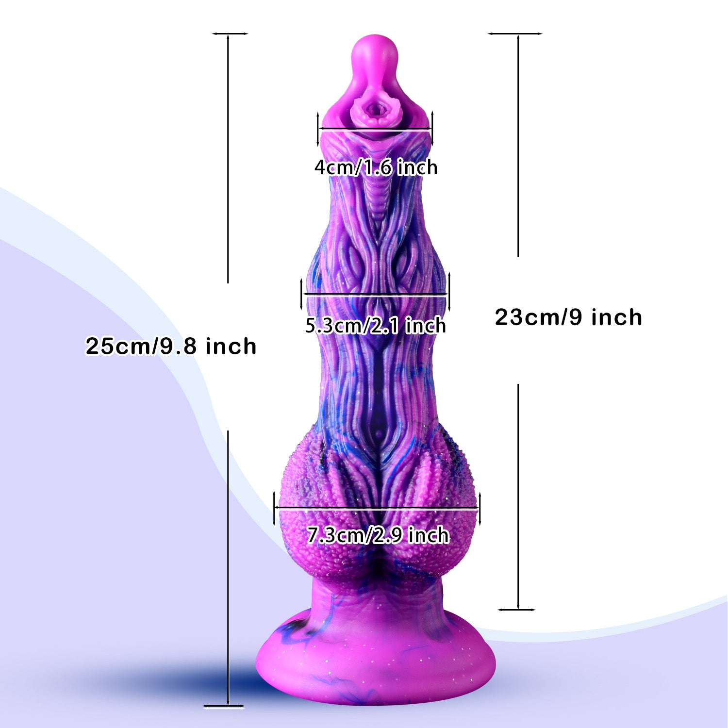 Alien Fantasy Animal Dog Knot Dildo