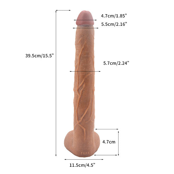 15 Inch Super Long Realistic Giant Dildo