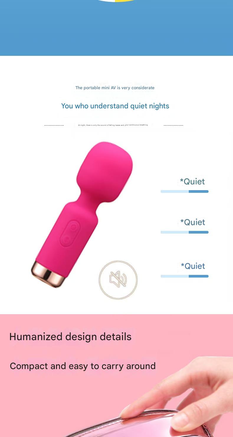 Silent Small AV Cute Vibrator Sex Toy