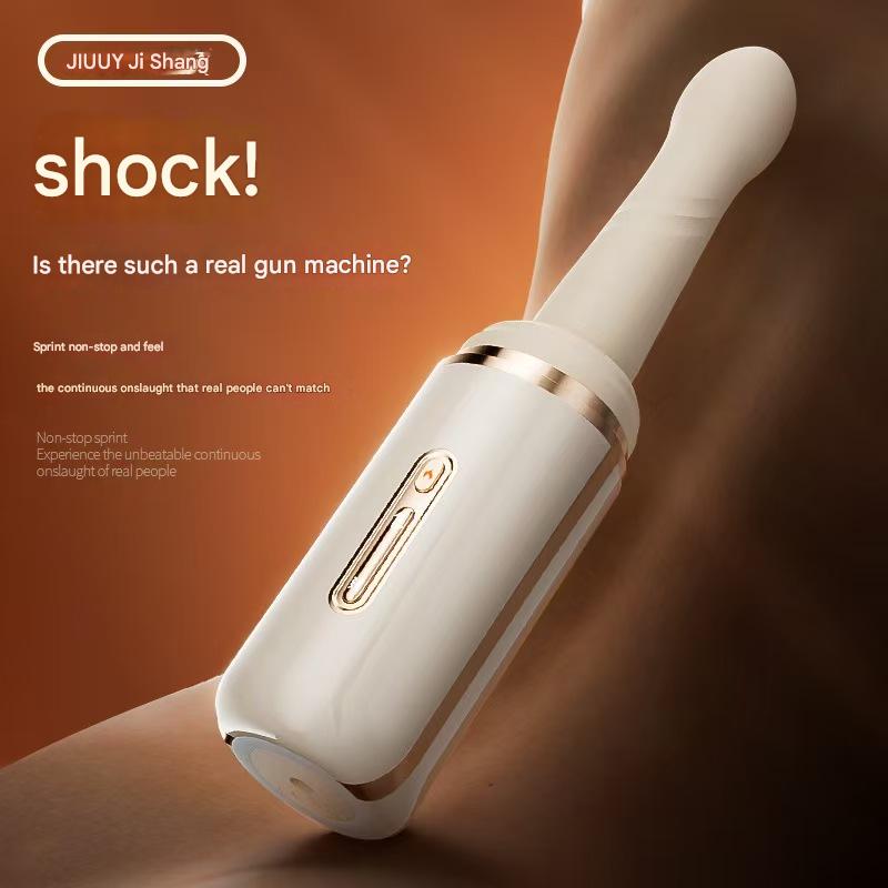 White Fully Automatic Heated Sex Machine