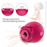 画像をギャラリー ビューアにロード Yellow Rose Suction Vibrator Orgasm Flower Stimulator