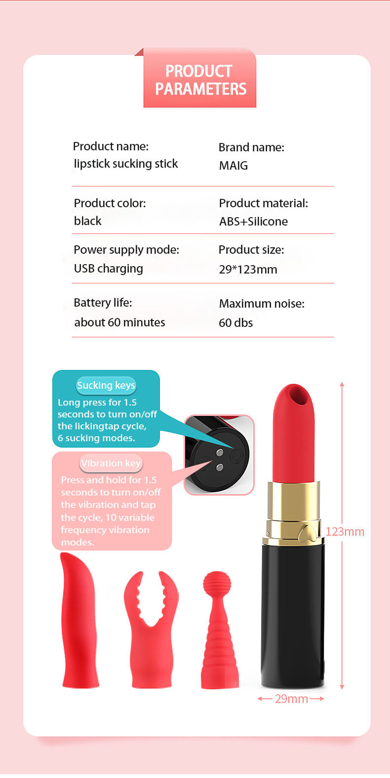 Lipstick Discreet Easy Carry Small Vibrator