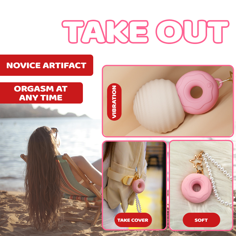 Donut Necklace App Discreet Small Vibrator