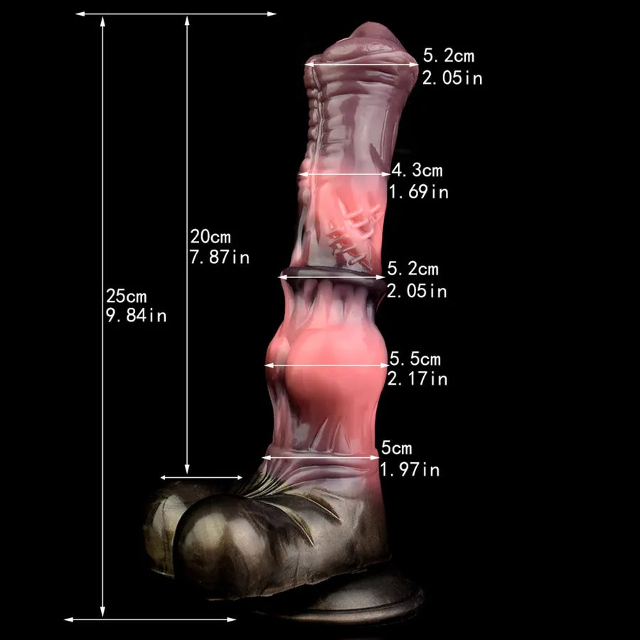 10 inch Horse Dildo Silicone Gay Toy