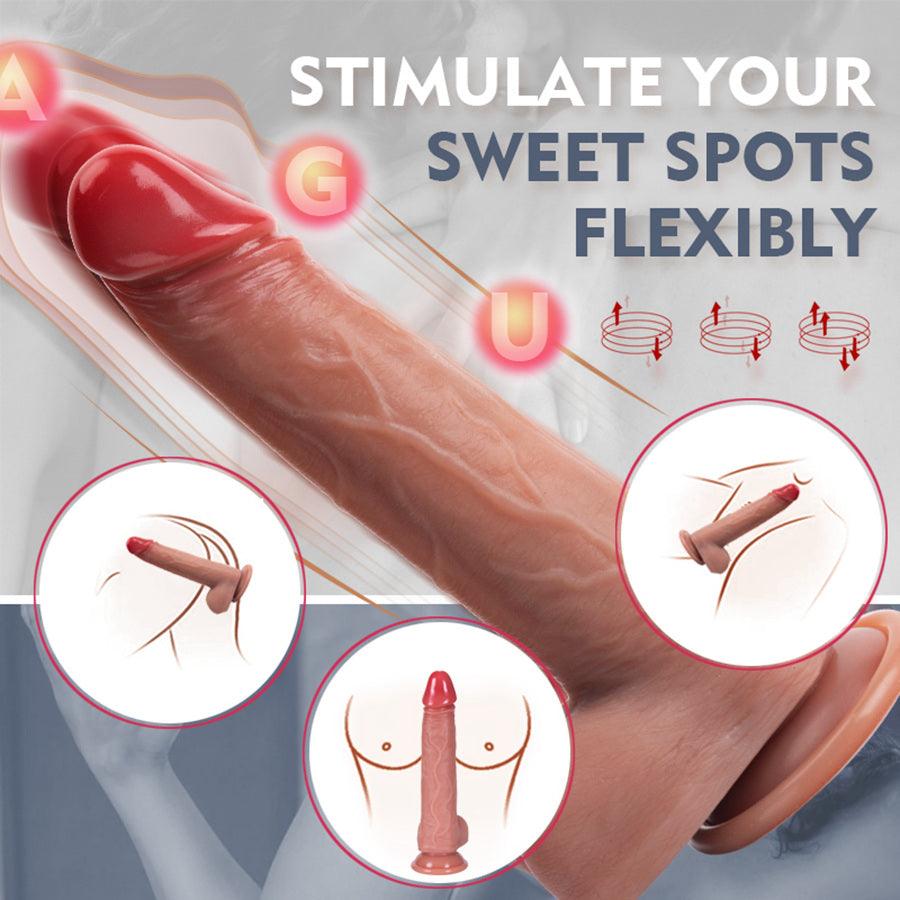 Realistic Vibrating Dildo Remote controlled