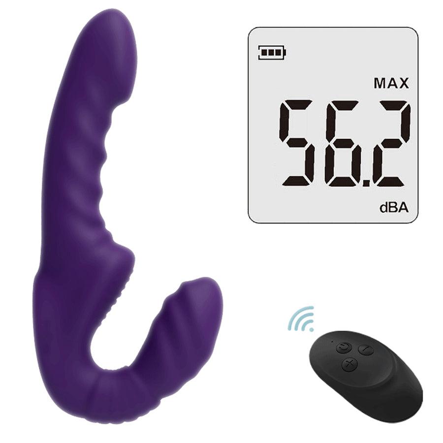 Remote Control Vibrating Strapless Dildo Couples