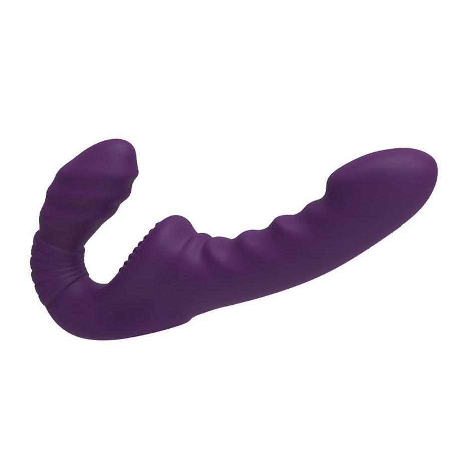 Remote Control Vibrating Strapless Dildo Couples