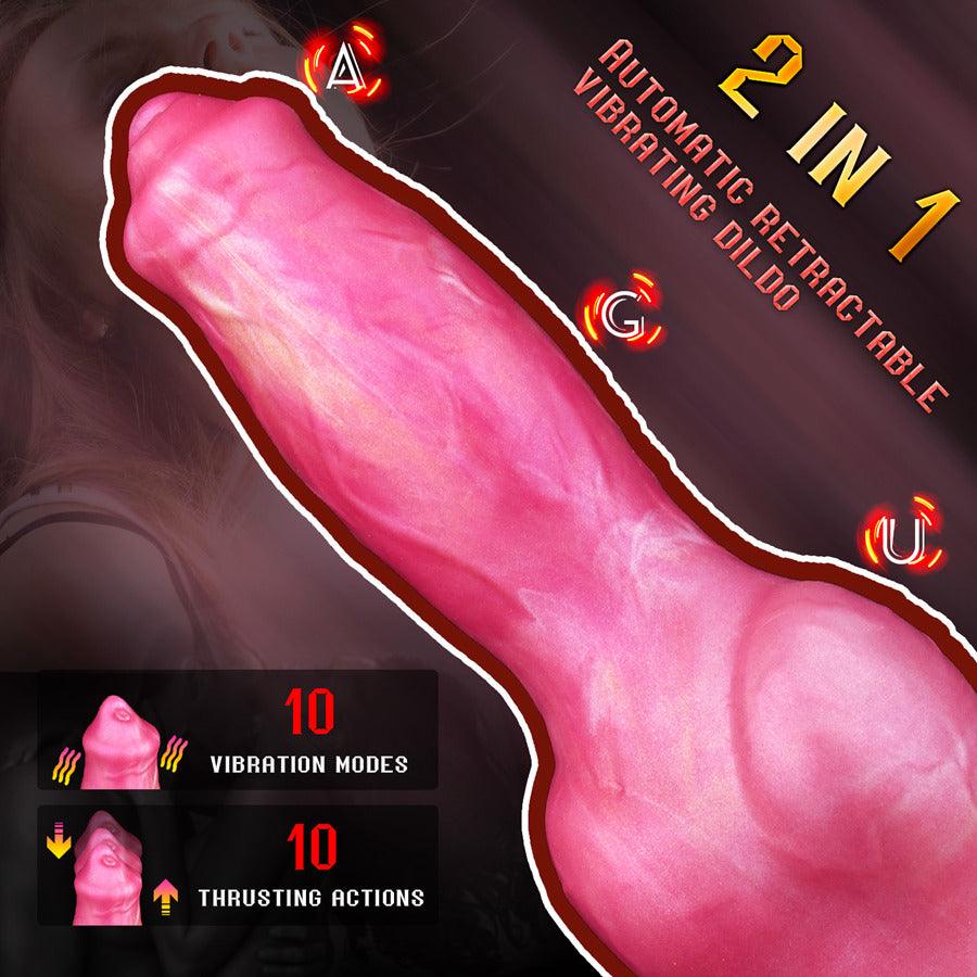 Thrusting Remote Control Kont Dog Dildo