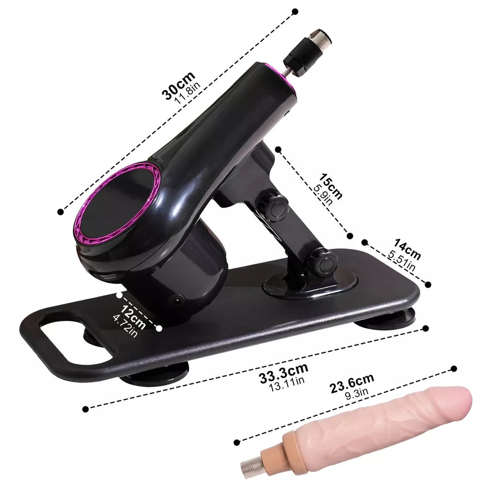 Anal Sex Machine Portable with 5 accessories