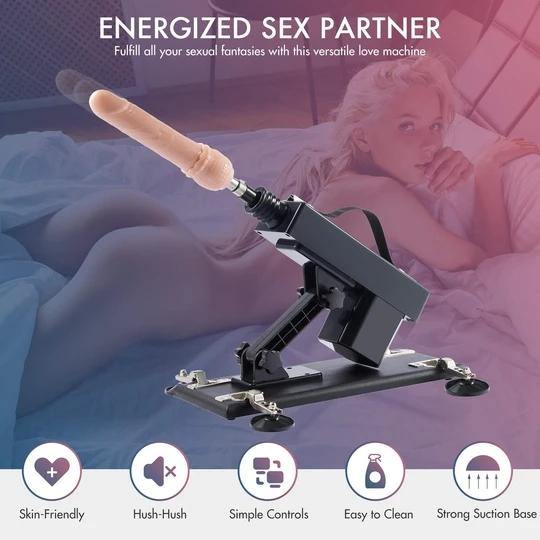 Dildo Sex Machine With Extension Rod