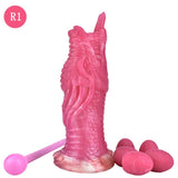 Carica l&#39;immagine nel visualizzatore di Gallery, Dragon Dildo With Eggs Ovipositor Adult Toy