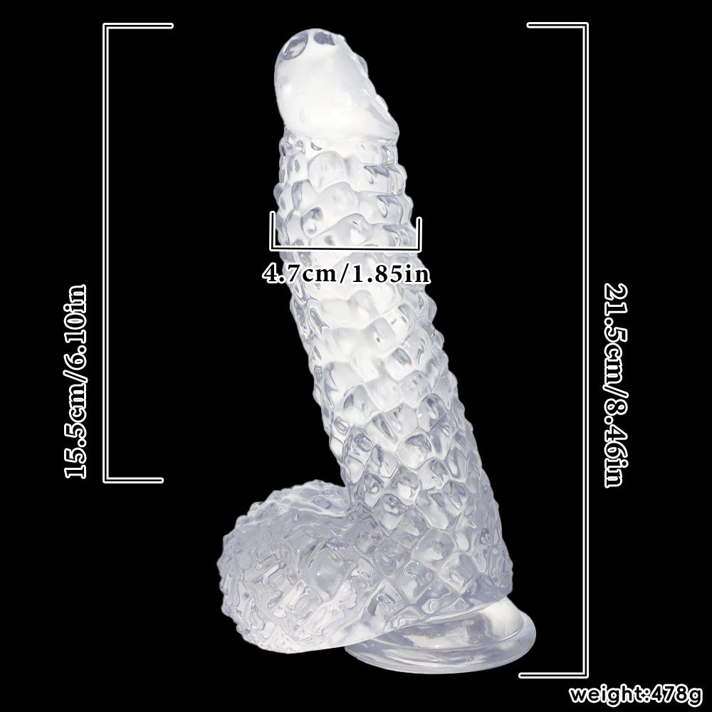 8.46 Inch Bumpy Corn Dildo with Suction Cup