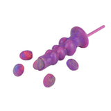 画像をギャラリー ビューアにロード Purple Luminous Egg Silicone Ovipositor Dildo