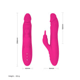 Load image into Gallery viewer, Rotating G-Spot Realistic Dildo Rabbit Vibrator