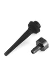 Load image into Gallery viewer, Silicone Anal Cleaning Shower Head Douches Attachement Black / Pointed