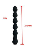 Load image into Gallery viewer, Silicone Anal Cleaning Shower Head Douches Attachement Black