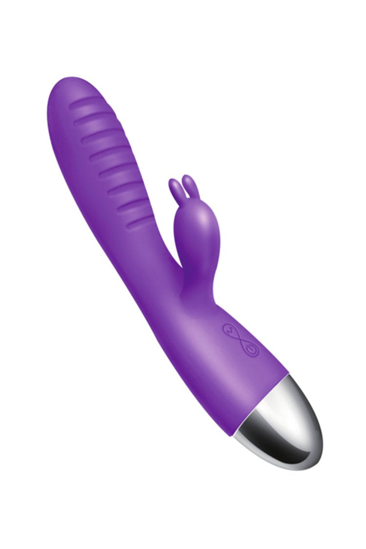 Bangneng 30 Function Super Silicone Recharge Rabbit Vibrator Purple /