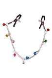 Load image into Gallery viewer, Bell Nipple Clamps Multi / Long Chain &amp; Pasties